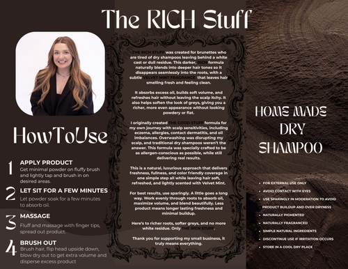THE RICH STUFF dry shampoo