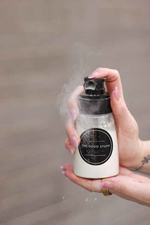 THE GOOD STUFF dry shampoo poofer bottle